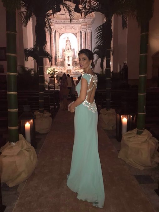 Paloma Cuevas elige a Rosa Clará para su look de invitada