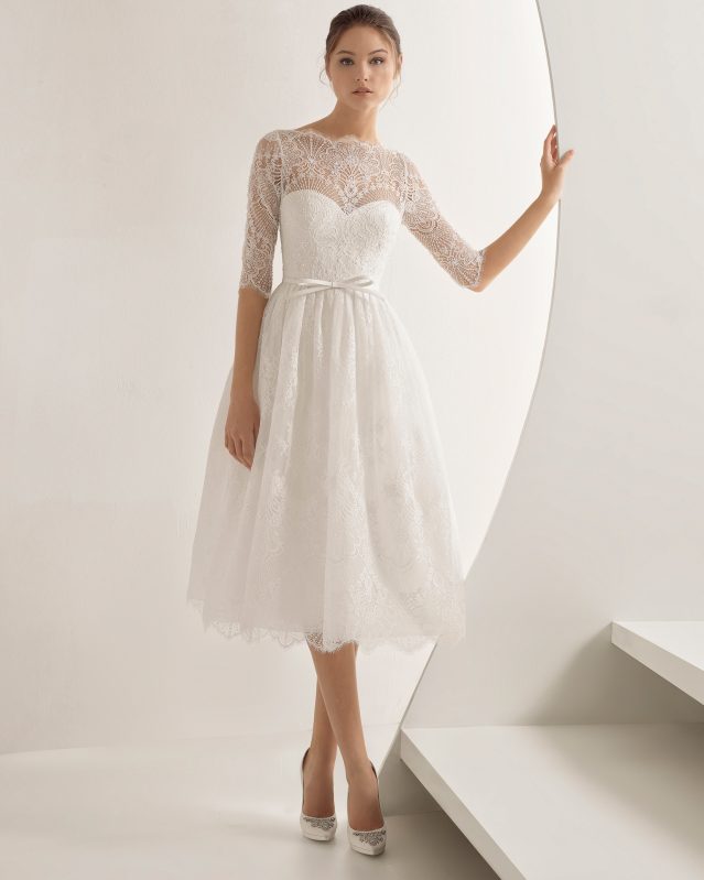 amalia - novia 2018. colección rosa clará